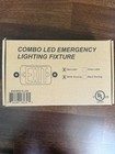 All Led Decorative Red Exit Sign   Emergency Light Combo With Battery Backup