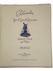 Vintage Restaurant Menu   Columbia Gem Of Spanish Restaurants In Tampa  Fl