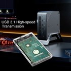 Usb 3 1 2 5  Sata Hdd Ssd Enclosure External Hard Drive Case 5gbps Transparent