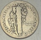 1923 P Mercury Silver Dime Circulated Good G   Very Good Vg