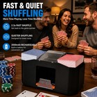 Automatic Card Shuffler Machine Rechargeable Electric Playing Cards Poker