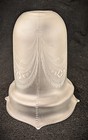 Rare Antique French Ar Deco Cut Glasslamp Shade