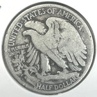 1921 D Walking Liberty Half Dollar Scratched Neck   Reverse Key Date   P351