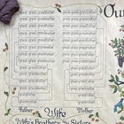 Goodwin Our Family Tree Fill-in Genealogy Family Tree Chart On Parchment
