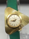 Tissot  Solid 18k Gold  Vintage  Retro   Ladies Wristwatch Original Band buckle 