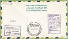 Equatorial  Guinea 1972 Lufthansa Olympic Flight Cover Munich - Buenos Aires