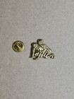 Vtg Gold Color High School Wrestling Athlete Lapel Jacket Pin Retro Hat Pin