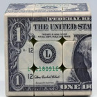 Speed Magic Cube Puzzle 3x3 One Dollar Bill Pattern  Iq Game Kids Adults