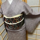 7812  Japanese Kimono Vintage Womens Silk Fabric Robe Kimono Only Sold Shibori