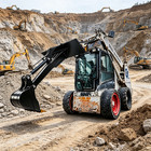 Hydraulic Straight Excavator Digging Arm Attachment For Bobcat Skid Steer Loader