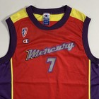 Vtg 90s Champion Phoenix Mercury Michelle Timms  7 Wnba Jersey Womens Medium New