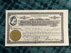 1939 Steel City Soft Ball Assoc  Stock Certificate  3   gary  In  - Harold Brown
