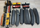 Vtg Ho Scale Model Trains Mixed Lot Of 36 Track cars engines power Pack - Tested