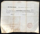 1847 Boston  Ma Northern Railroad Stock Certificate No  2083 For 5 Shares