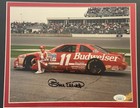 Bill   Chase Elliott Signed Nascar Photos In Framed Display  beckett   Jsa 