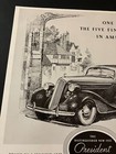 1935 Studebaker President - Vintage Original Illustrated Print Ad   Wall Art