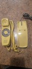 Western Electric Trimline Yellow Rotary Dial Desk Telephone Very Nice Works Well