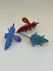 Oaxacan Alebrije Wood Carvings Lot Mouse   Bees Folk Art Mexico One Signed G t v