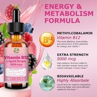 Vitamina B12 Organica Liquida Sublingual Extra Fuerte