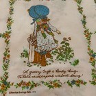 Vintage 1976 Holly Hobbie Twin Size Flat Sheet American Greetings