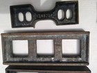 Vintage Metal Letterpress Furniture Lot With Original Plaque