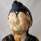 Ancient Chinese Tang Dynasty Glazed Figurine   618-907 Ad 