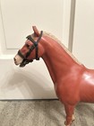 Vintage 1973 Louis Marx Johnny West Horse W  Wheels And Bridle 13 1 2 h
