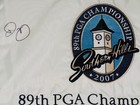 Rory Mcilroy Autographed Pga Championship Golf Pin Flag   Scc Coa 