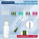 30ml Glue Precision Tip Applicator Bottle needle Tip Squeeze Bottle With 14ga 16
