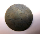 1788 New Jersey Colonial Copper Coin Horsehead Facing Right Common Variety Nice