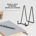 2pcs Iron Easel Display Stand Plate Holders For Picture Art Painting Party Meta