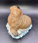 Ocean Walrus W cub Figurine Marine Mammal  Animal Statue Art Sculpture Ab 4984