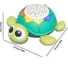 Musical Turtle Crawling Baby Toy With Light Projection Toys