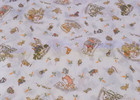 Vintage Beatrix Potter Peter Rabbit Cotton Fabric 40 x44 