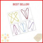 Outus Steel Safety Pins Blanket Pins 4 Inch Extra Large  5 Colors 10 Pieces
