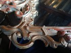 Vintage Syroco Mirror Mcm Gold Usa 29 5 8  X 17 