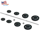 Cast Iron Standard Weight Including 5ft Sectional Standard Barbell Free Shipping