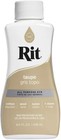 New Rit All Purpose Liquid Dye Taupe 8 Oz Bottle Cotton Wool Nylon Usa Shipping