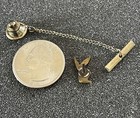 Vintage Small Playboy Bunny Tie Tack Pin Pinback  47990