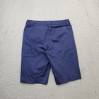 Ralph Lauren Rlx Golf Shorts Womens Size 2 Blue Cotton Slash Pockets Low Waist
