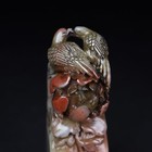 Chinese Natural Shoushan Stone Hand-carved Exquisite Flower And Bird Seal 1099