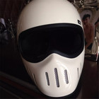 Full Face Race Motorcycle Helmet Vintage Motorbike Send Glasses Gift