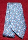 Boy s Vineyard Vines Made In U s a  Light Blue red white Sail Boat Motif Tie 