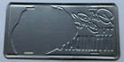 Vintage Dale Earnhardt The Intimidator Metal License Plate Nascar Free Shipping