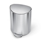  freeship  Simplehuman 6l Semi Round Step Trash Can Wil