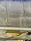 P  Hertz Juveleer 800 Silver Handle Gold Plate Boxed Knife Set 1880   s