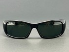 Ray Ban Junior Rj9046s-100 71 Shiny Black-green Lens Kids Unisex Sunglasses