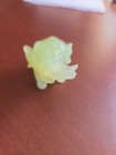 Vintage Hand Carved Green Natural Jade Statue Elephant Chinese Figurine