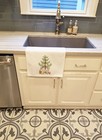 New Gerberian Shepsky Christmas Tree Kitchen Towel Set Of 2 White Dish Towels
