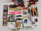 Vintage Junk Drawer Lot Hair Accessories Office Supplies Collectibles